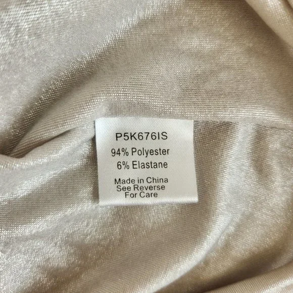 PARKER Silver Metallic Flattering Cocktail Mini Dress Size M NEW NO TAGS! - Picture 11 of 16